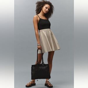 Anthropologie Maeve Sleeveless Twofer A-Line Mini Dress